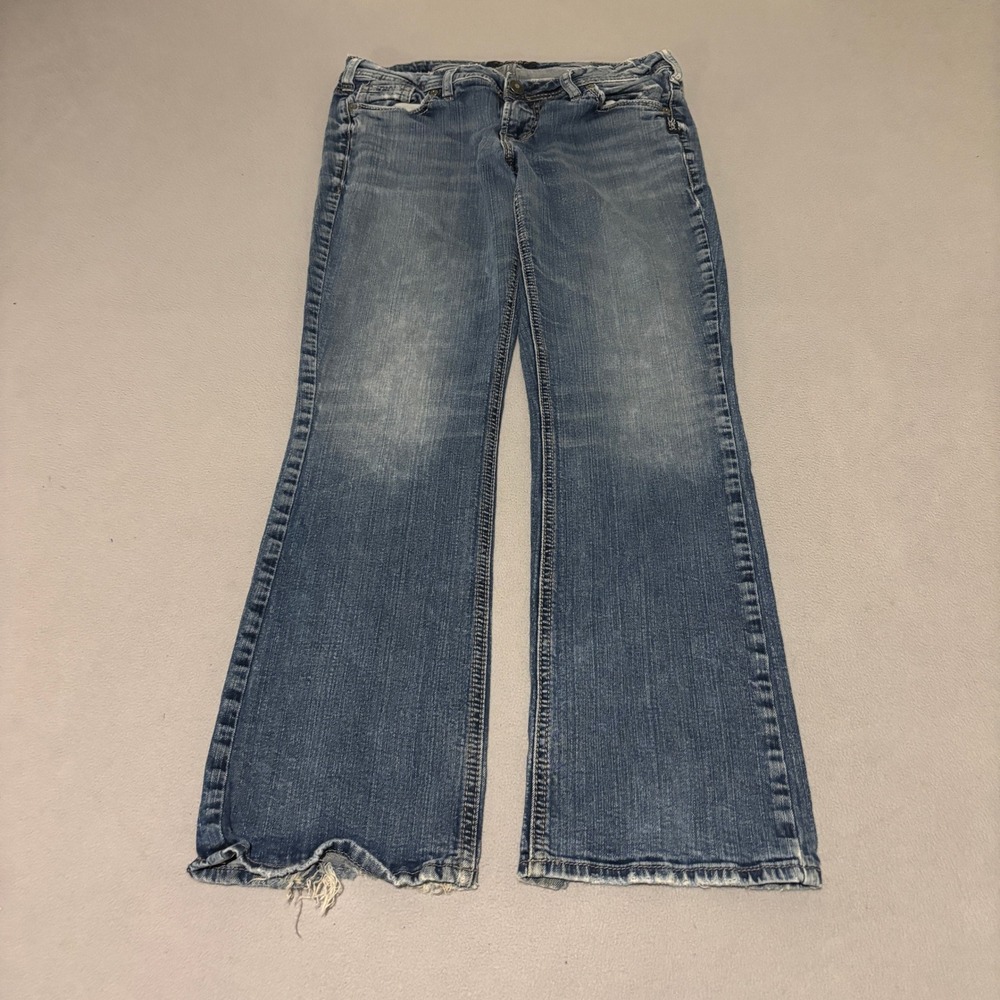 Silver Jeans Co Suki Slim Bootcut Womens Jeans Blue 31x31 Mid Rise Classic